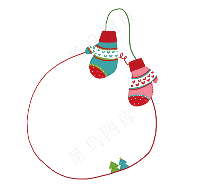 卡通边框 卡通彩色框  手绘对话框 可爱边框 免抠