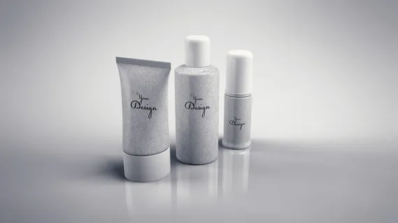 设计化妆品样机psd素材