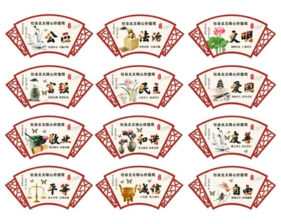 社会 主义 核心 价值观  展馆展厅文化墙