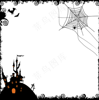 万圣节边框万圣节元素像框