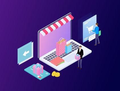 商务2.5D未来科技商务素材