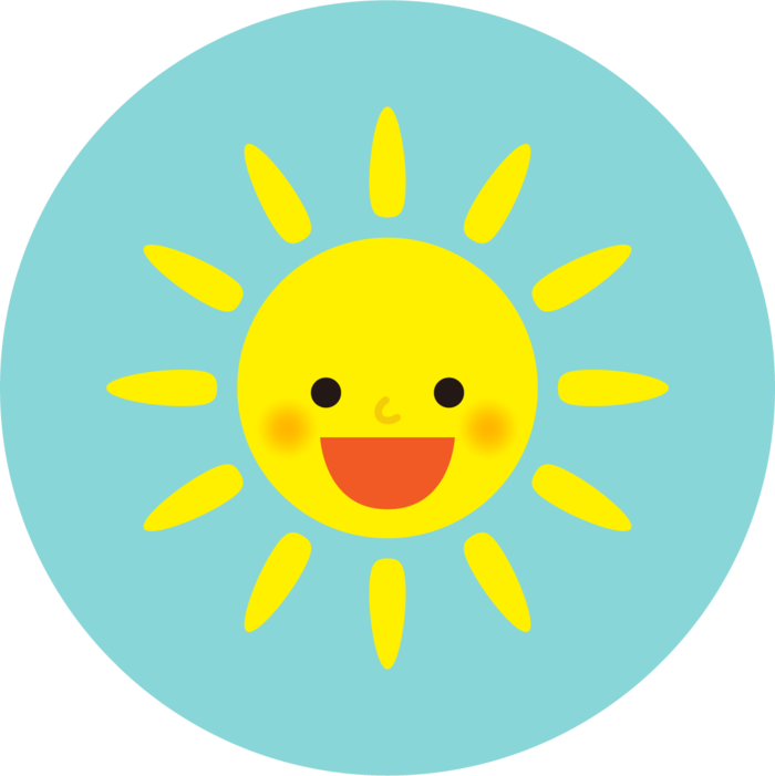 卡通风可爱太阳