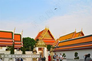 亚洲 泰国 曼谷 大皇宫 佛塔