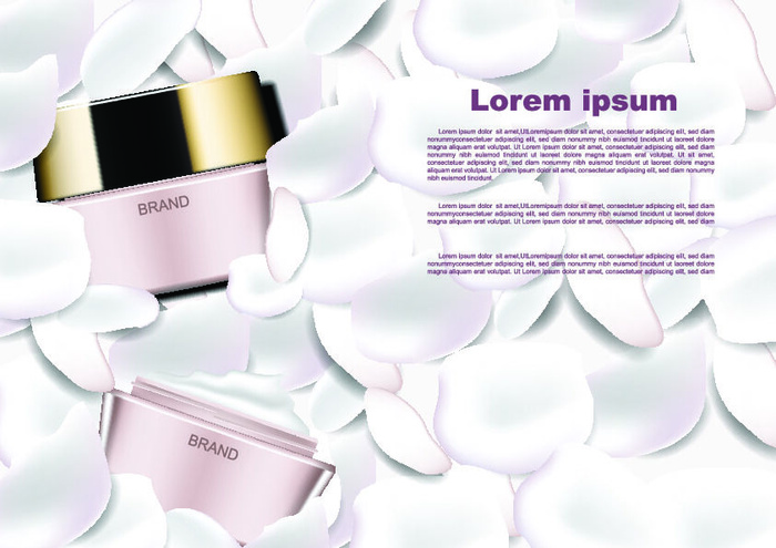 设计化妆品样品素材
