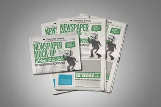 报纸排版展示样机