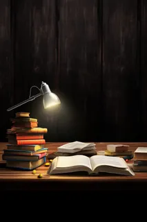 书桌书籍学习阅读背景