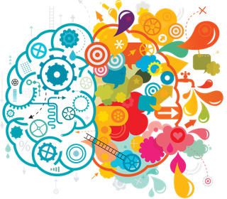 少儿兴趣班卡通大脑素材