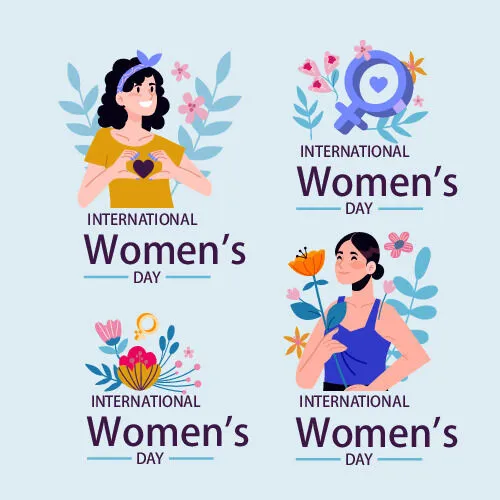 三八妇女节海报女神节海报ai矢量模版下载