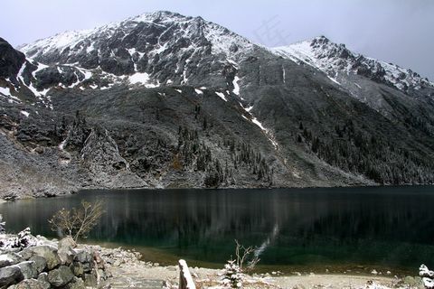 冬季山水自然景色图 冬季山水自然景色图