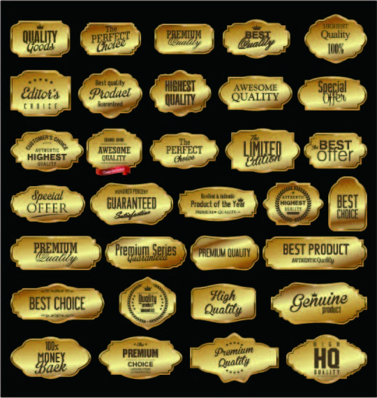 免抠促销标签矢量