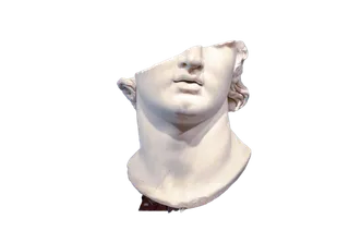 古典人物头像雕塑