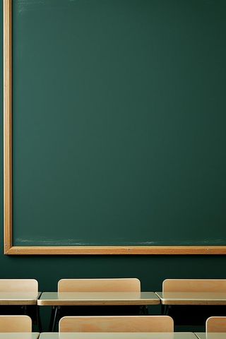 桌椅黑板学生教师简约背景