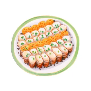 卡通美食扁平插画元素