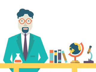 老师研究者卡通简笔少儿兴趣班