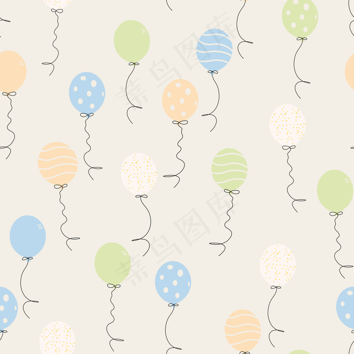 小清新气球背景图片