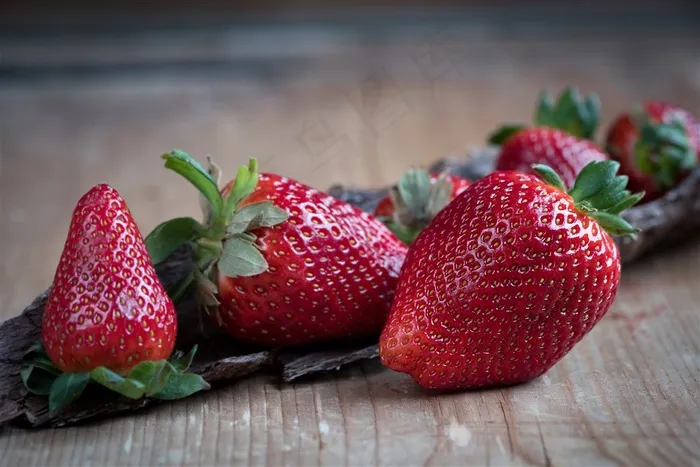 新鲜水果红色草莓摄影