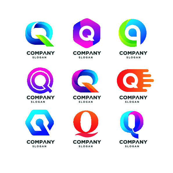 图标识标志公司字母企业商标品牌LOGO设计素材矢量模板