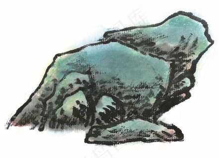 大山石头临摹jpg素材