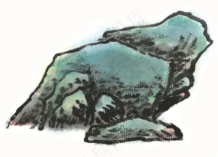大山石头临摹jpg素材 大山石头临摹jpg素材