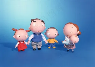 卡通动漫一家人图片