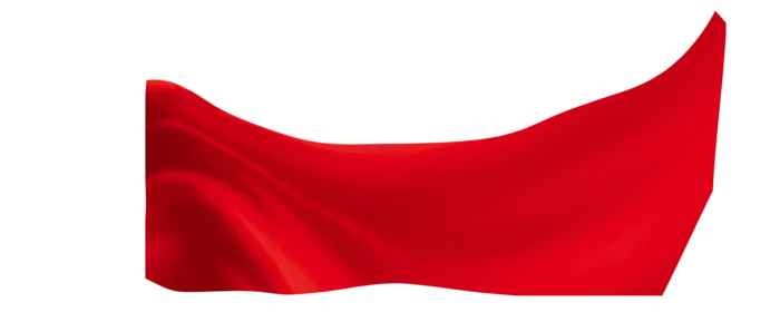 红色飘带免扣素材