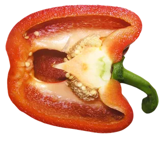 红辣椒切开蔬菜