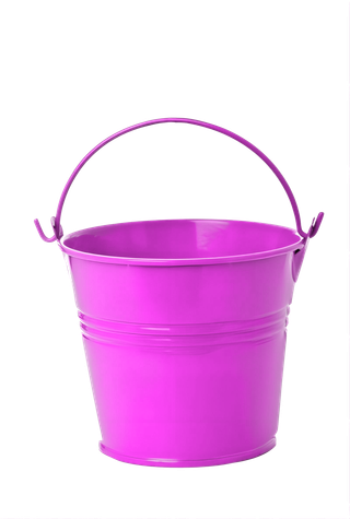 油漆桶品红色免抠图