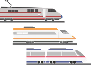 高铁列车动车动画免扣素材PNG