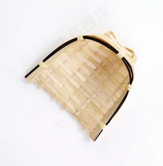 竹编簸箕图片