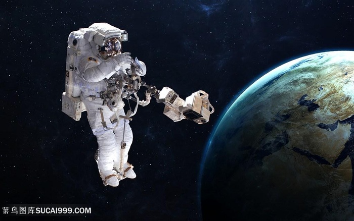 探测宇宙的宇航员人物高清图片