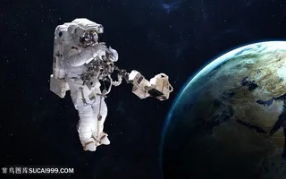 探测宇宙的宇航员人物高清图片