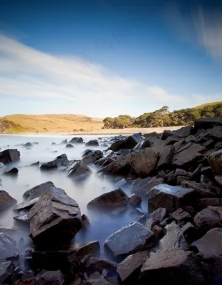 高清海边礁石图片下载