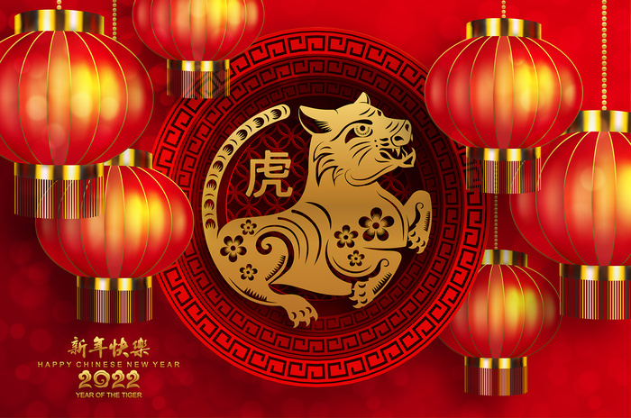 虎年图案创意AI矢量素材