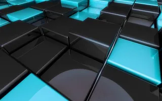 3D光滑立体方块背景高清图片