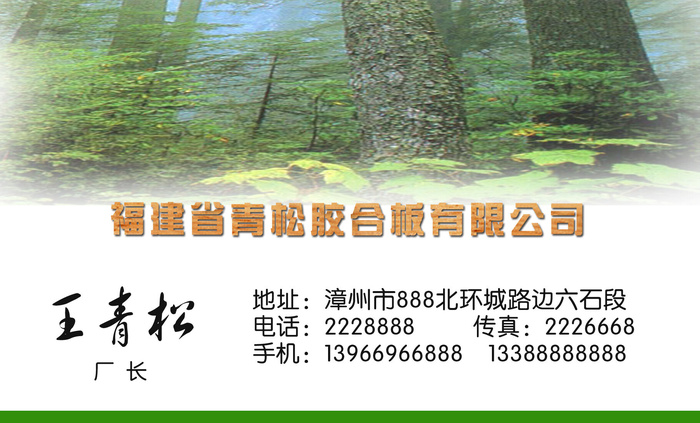 名片模板PSDpsd模版下载