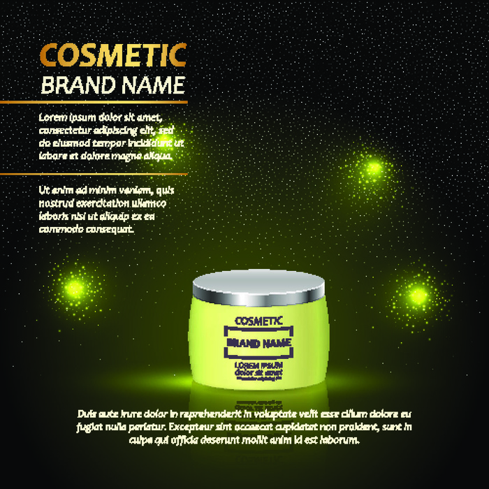 设计广告化妆品素材