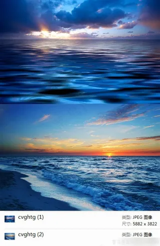 唯美海边美景摄影素材