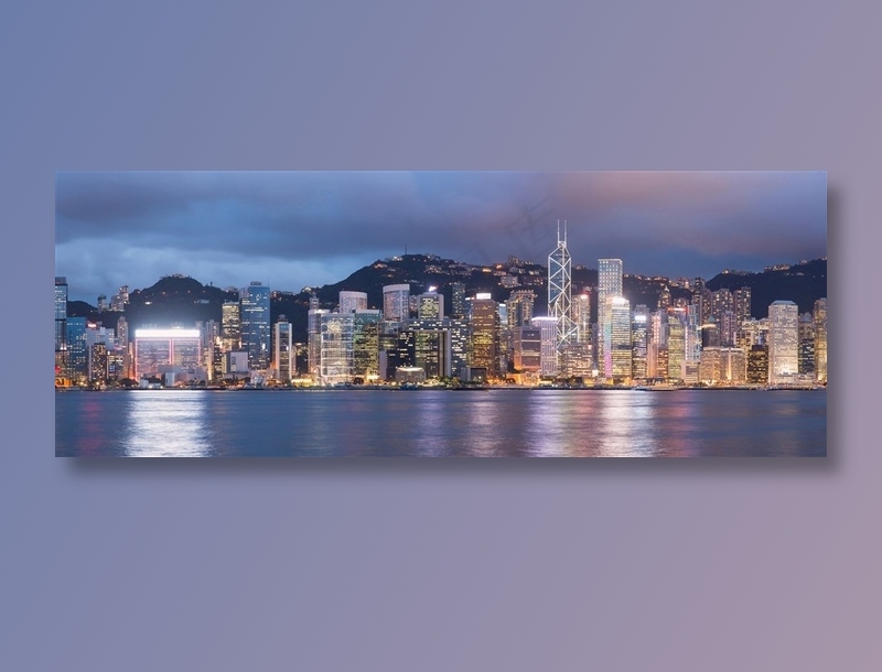 美丽香港夜晚高清图片