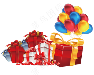 礼物礼盒礼包免扣PNG