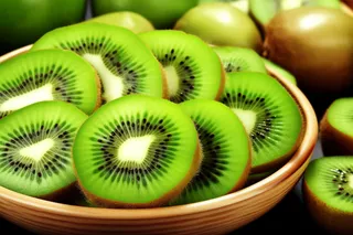 切片猕猴桃水果摄影图