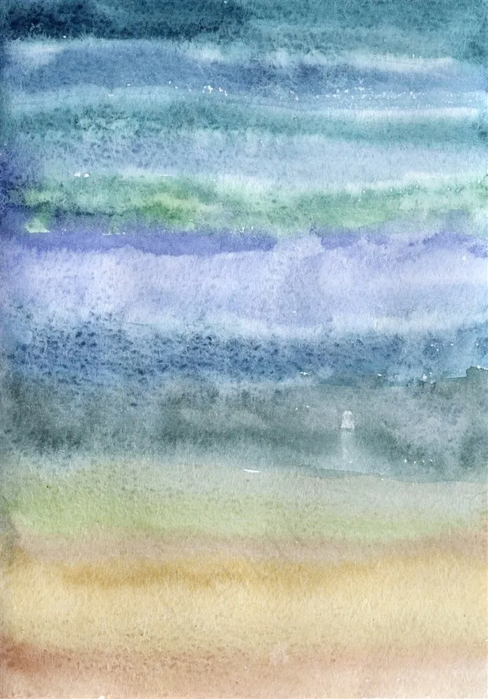 美丽的水彩绘画景色大图