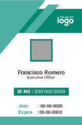 绿条工作证名片