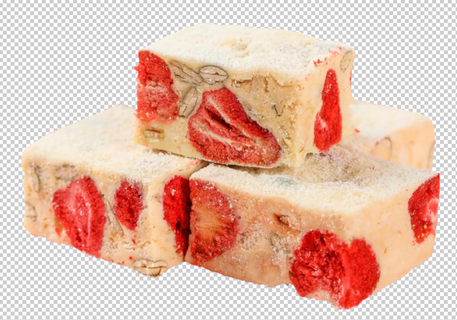 草莓奶芙免扣素材