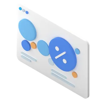 电脑简约3D数据png图标素材