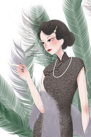 传统旗袍美女 (154)