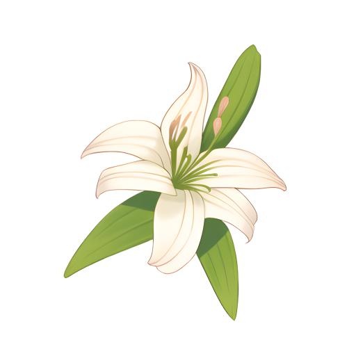 百合花免抠(2048x2048)