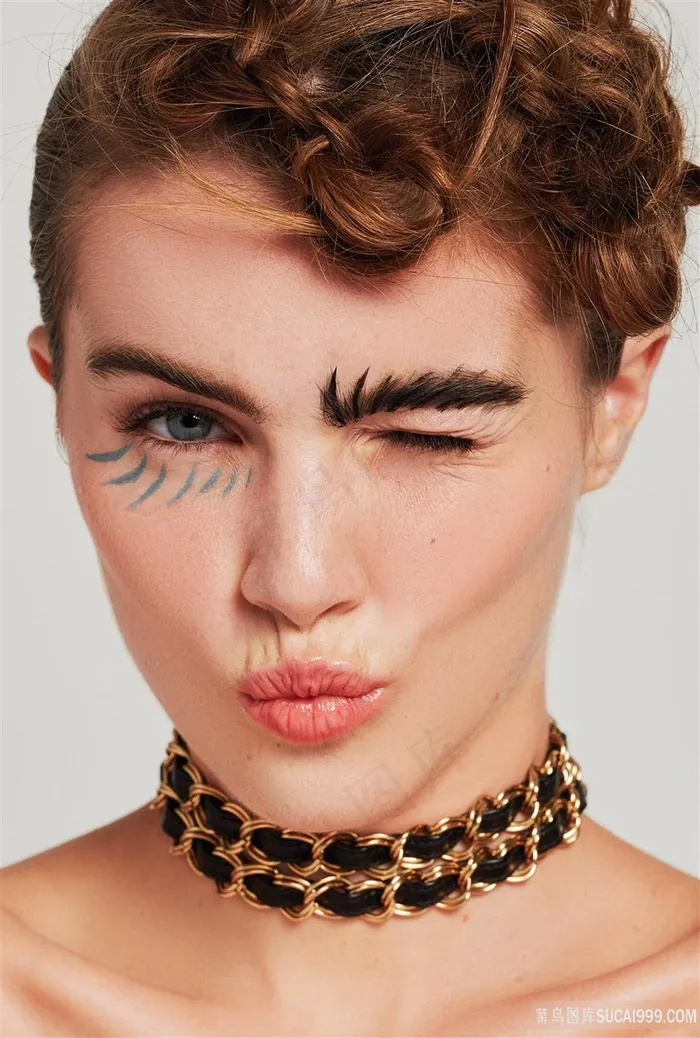 化妆品模特美容