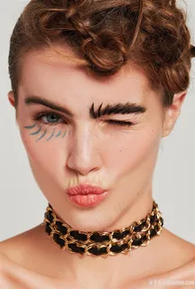 化妆品模特美容