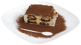 点心 甜点 提拉米苏 食物 甜的 餐厅 盘子 