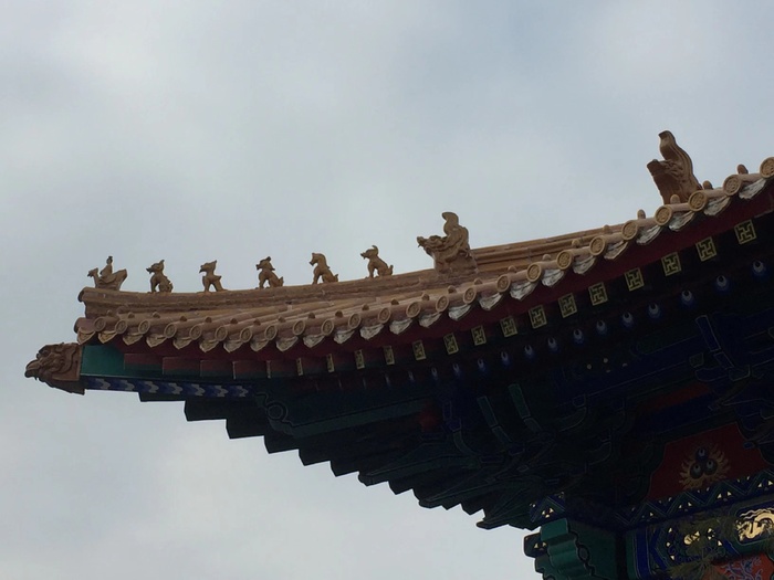 房檐神兽图